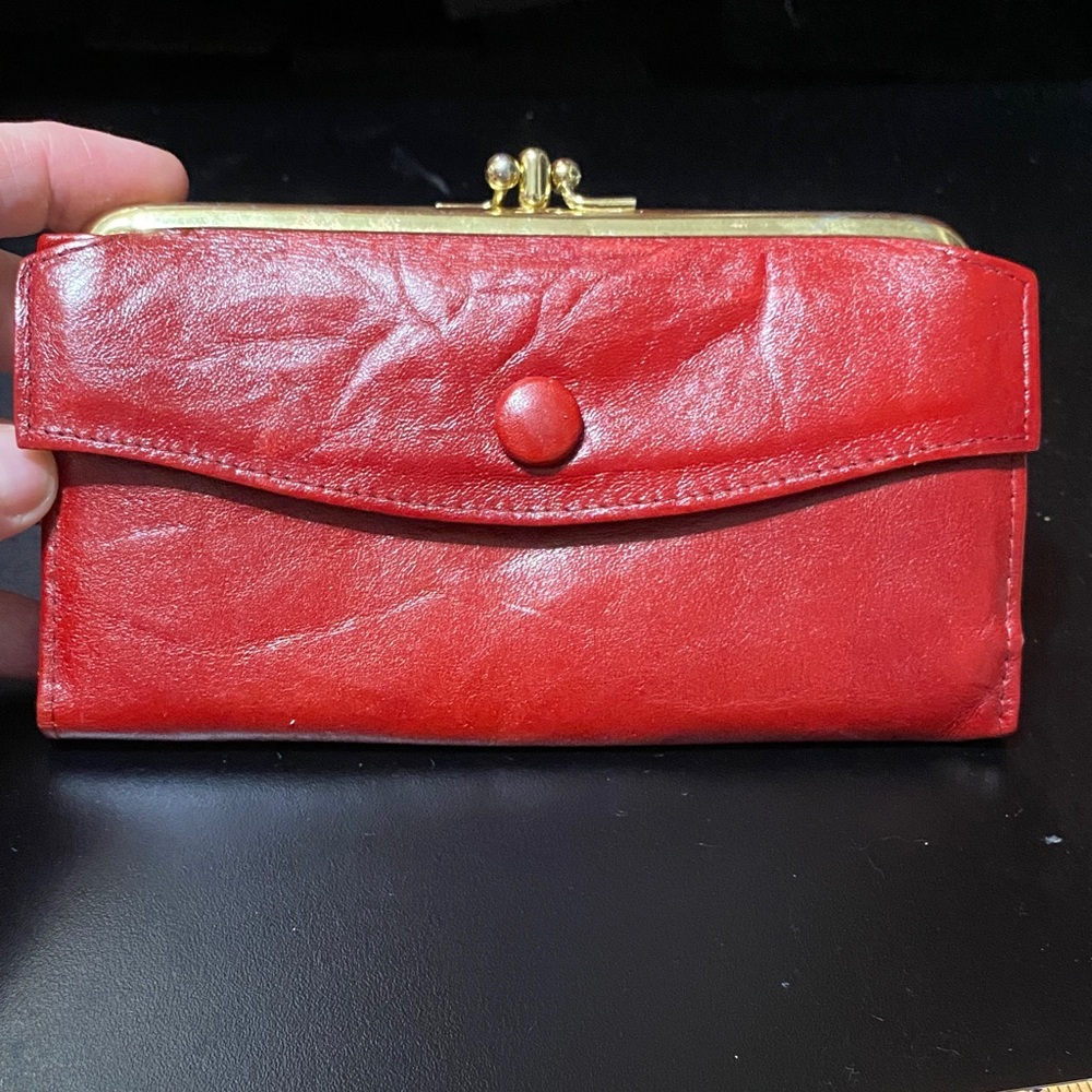 Vintage Rolf’s Red Leather wallet